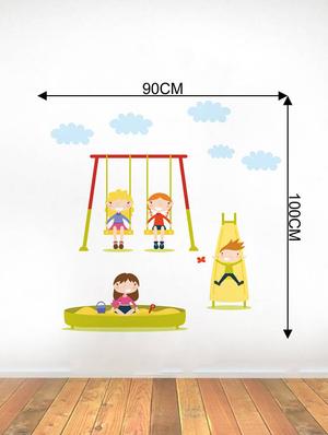 Rawpockets Wall Decals ' Kids Play Area ' Wall stickers (PVC Vinyl) Multicolour - 15733766 - Standard Image - 2