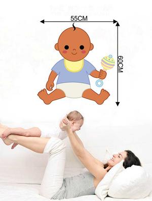 Rawpockets Wall Decals ' Cute Baby ' Wall stickers (PVC Vinyl) Multicolour - 15733791 - Standard Image - 2