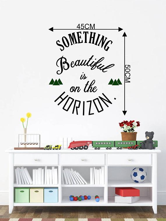 Rawpockets Wall Decals ' Beautiful Quote ' Wall stickers (PVC Vinyl) Multicolour - 15733800 - Zoom Image - 2