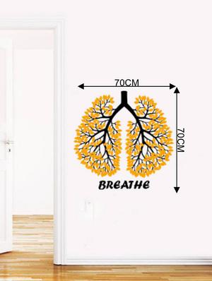 Rawpockets Wall Decals ' Breathe ' Wall stickers (PVC Vinyl) Multicolour - 15733805 - Standard Image - 2
