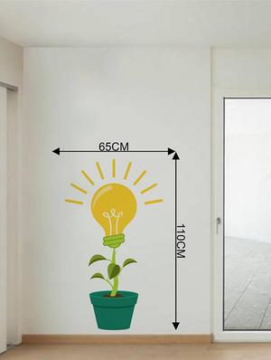 Rawpockets Wall Decals ' Grow Your Idea ' Wall stickers (PVC Vinyl) Multicolour - 15733848 - Standard Image - 2