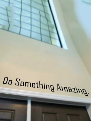 Rawpockets Wall Decals ' Do Something Amazing ' Wall stickers (PVC Vinyl) Multicolour - 15733867 - Standard Image - 2