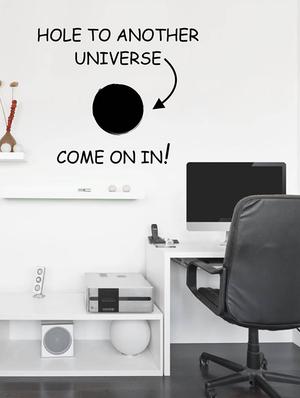 Rawpockets Wall Decals ' Living Room Another Universe Gateway ' Wall stickers (PVC Vinyl) Multicolour - 15733872 - Standard Image - 2