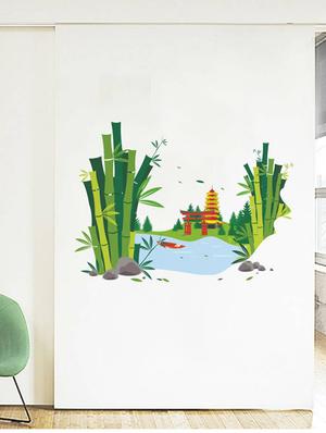 Rawpockets Wall Decals ' Beautiful Natural Scene ' Wall stickers (PVC Vinyl) Multicolour - 15733937 - Standard Image - 2