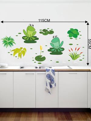 Rawpockets Wall Decals ' Frog Story - Kids' Room ' Wall stickers (PVC Vinyl) Multicolour - 15733946 - Standard Image - 2