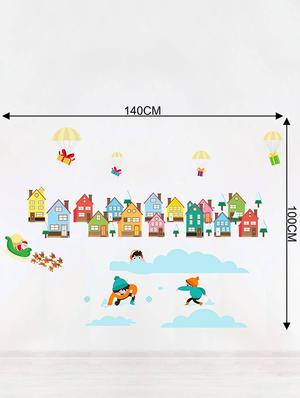 Rawpockets Wall Decals ' Winter Story - Kid's Room ' Wall stickers (PVC Vinyl) Multicolour - 15733951 - Standard Image - 2