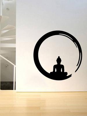 Rawpockets Wall Decals ' Lord Buddha Enlightment ' Wall stickers (PVC Vinyl) Multicolour - 15734035 - Standard Image - 2