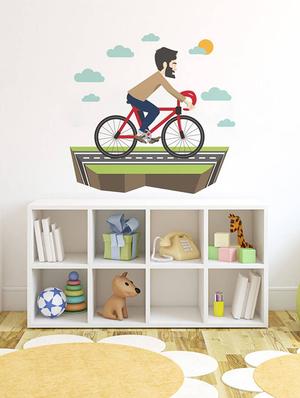 Rawpockets Wall Decals ' Funny Creative Cartoon ' Wall stickers (PVC Vinyl) Multicolour - 15734071 - Standard Image - 2