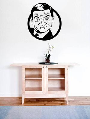 Rawpockets Wall Decals ' Mr.Bean - Rowan ' Wall stickers (PVC Vinyl) Multicolour - 15734074 - Standard Image - 2
