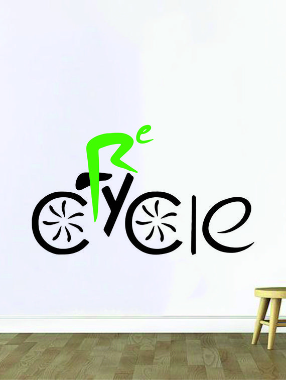 Rawpockets Wall Decals ' Recycle Inspiration ' Wall stickers (PVC Vinyl) Multicolour - 15734090 - Zoom Image - 2