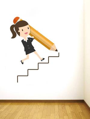 Rawpockets Wall Decals ' Office Start Up ' Wall stickers (PVC Vinyl) Multicolour - 15734202 - Standard Image - 2