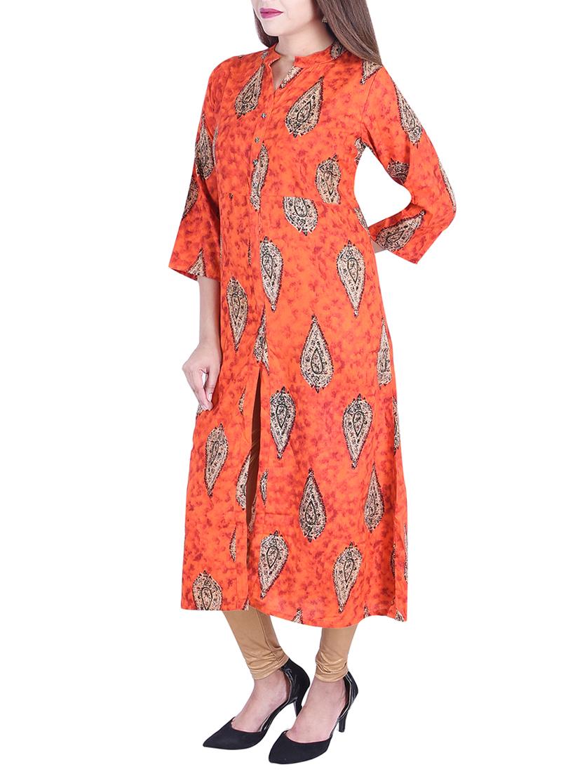 Printed a-line kurta - 15734531 - Zoom Image - 2
