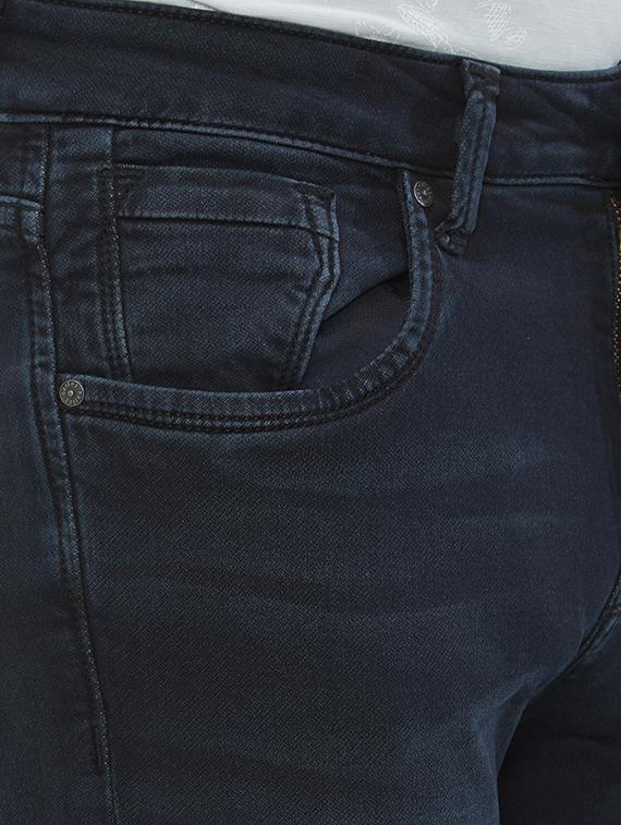 blue cotton washed jeans - 15734540 - Zoom Image - 5
