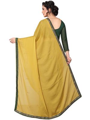 floral half & half saree with blouse - 15734765 - Standard Image - 2