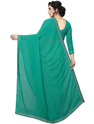paisley half & half saree with blouse - 15734768 - Standard Image - 2