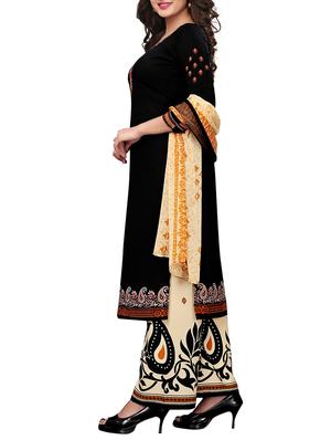 Printed unstitched palazzo suit - 15734939 - Standard Image - 2