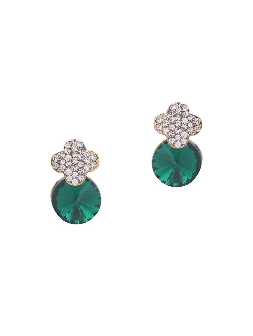 gold metal studs earring - 15735195 - Zoom Image - 2