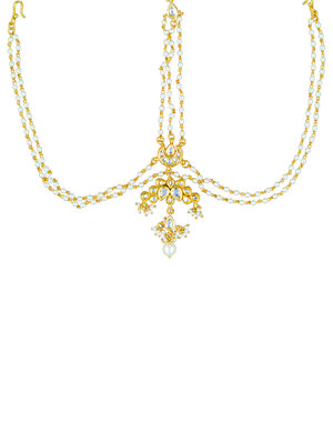 gold tone maangteeka - 15735203 - Standard Image - 2