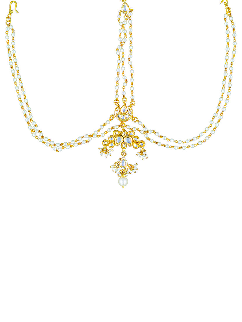 gold tone maangteeka - 15735203 - Zoom Image - 2