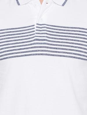 white cotton polo t-shirt - 15735244 - Standard Image - 5
