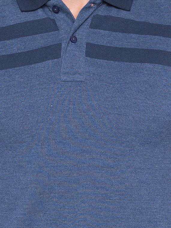blue cotton polo t-shirt - 15735246 - Zoom Image - 5