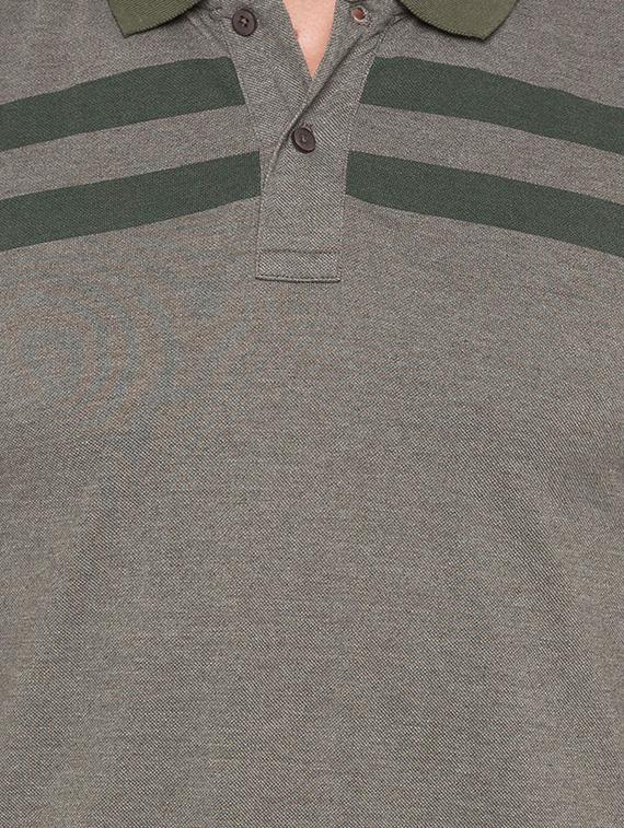 green cotton polo t-shirt - 15735247 - Zoom Image - 5
