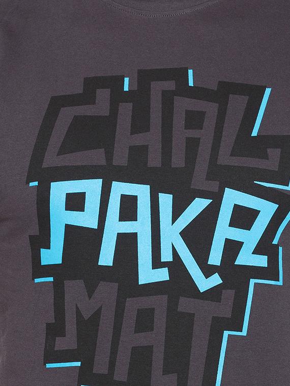 grey cotton chest print tshirt - 15735259 - Zoom Image - 5