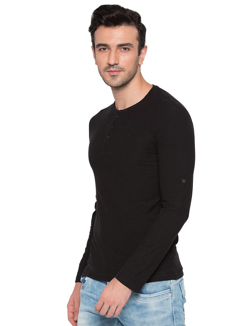 black cotton t-shirt - 15735277 - Zoom Image - 2