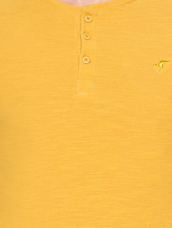 yellow cotton t-shirt - 15735278 - Zoom Image - 5