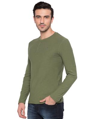 green cotton t-shirt - 15735279 - Standard Image - 2
