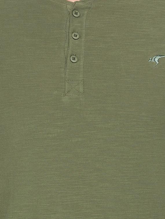 green cotton t-shirt - 15735279 - Zoom Image - 5
