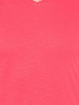 pink cotton t-shirt - 15735281 - Standard Image - 5