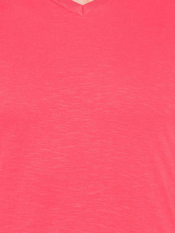 pink cotton t-shirt - 15735281 - Zoom Image - 5