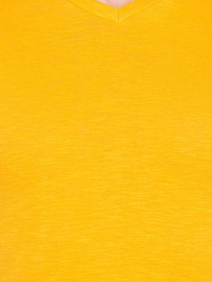 yellow cotton t-shirt - 15735282 - Standard Image - 5