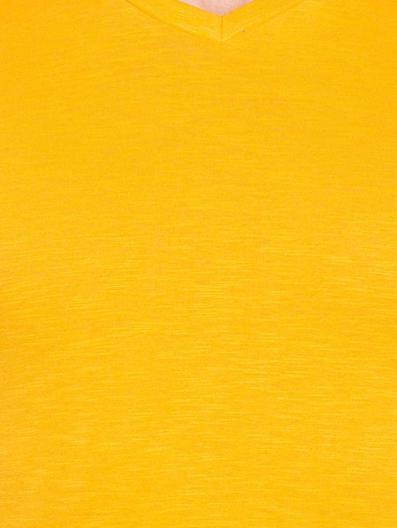 yellow cotton t-shirt - 15735282 - Zoom Image - 5