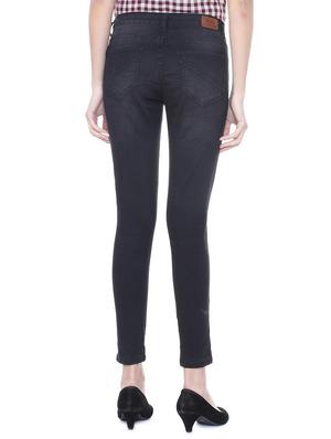 mid rise embroidered jeans - 15735320 - Standard Image - 2