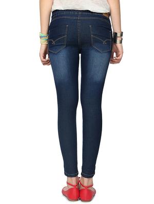 elasticated waist ankle length jeggings - 15735330 - Standard Image - 2