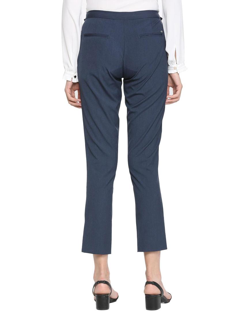 mid waist flat front trouser - 15735332 - Zoom Image - 2