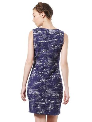 sleeveless letter print sheath dress - 15735378 - Standard Image - 2