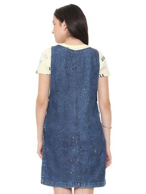 pocket patch pinafore dress - 15735387 - Standard Image - 2