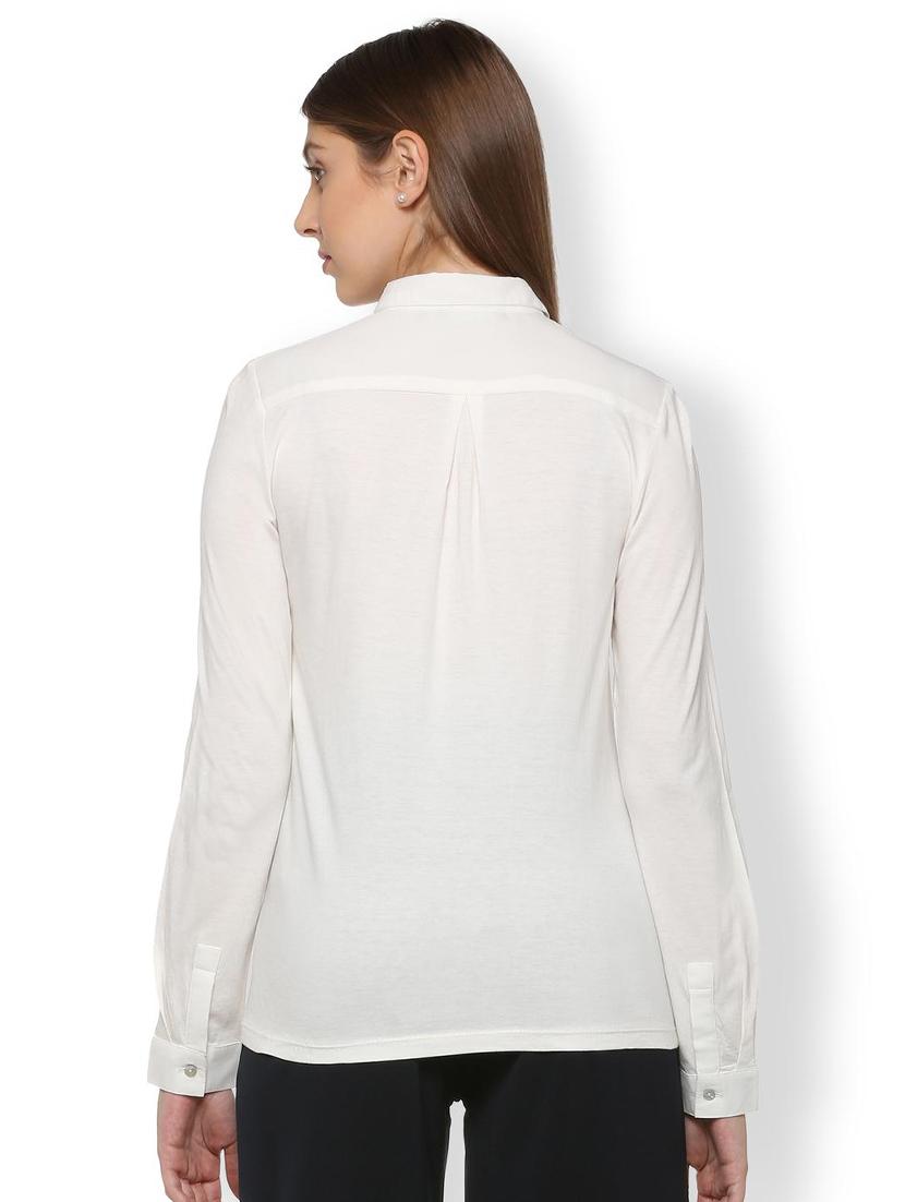 back pleat pintuck detail shirt - 15735396 - Zoom Image - 2
