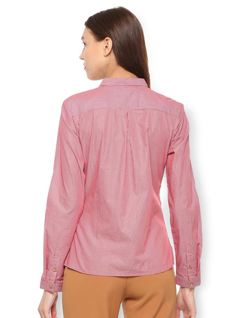 binding detail striped shirt - 15735398 - Zoom Image - 2