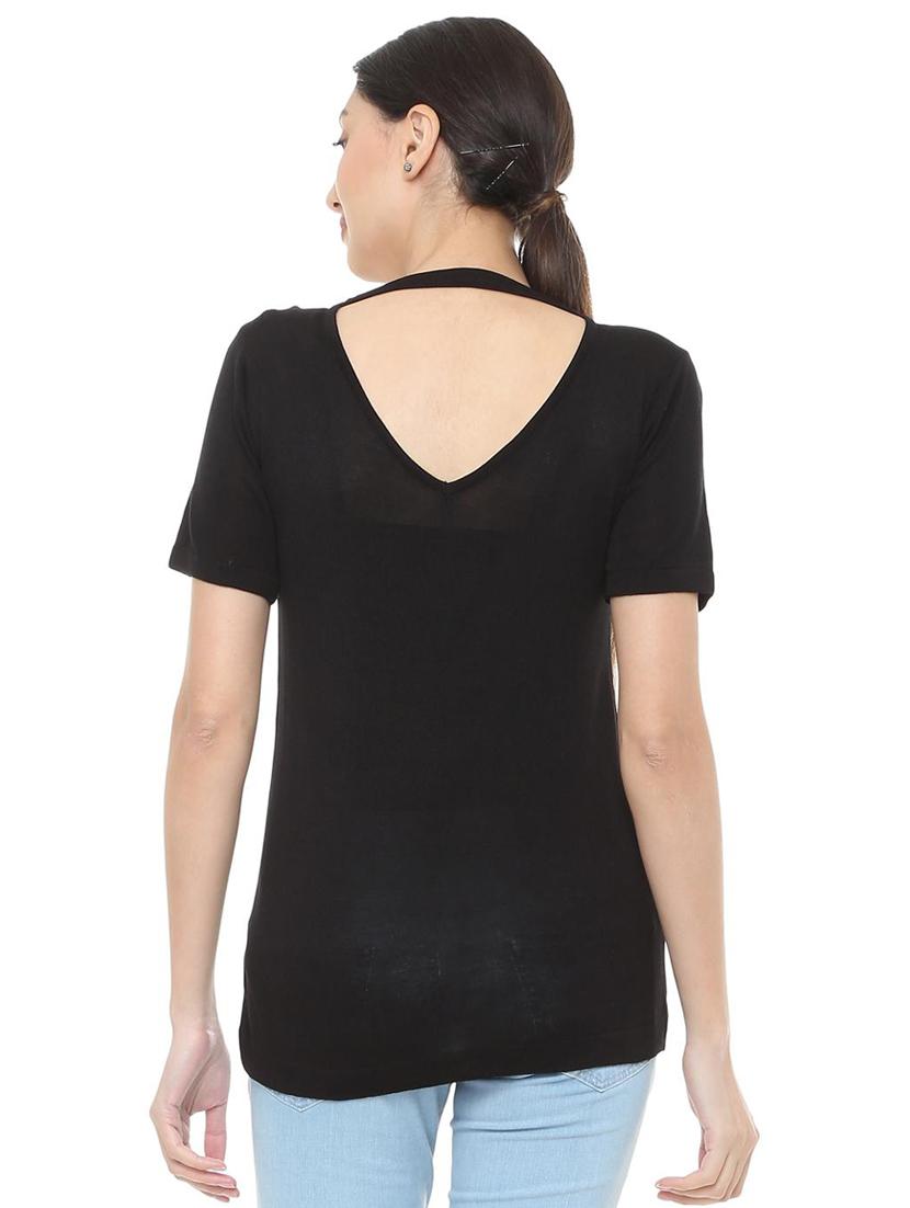 cutout back embellished top - 15735401 - Zoom Image - 2