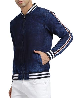 blue cotton denim jacket - 15735687 - Standard Image - 2