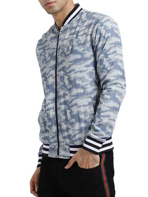 blue cotton denim jacket - 15735688 - Standard Image - 2