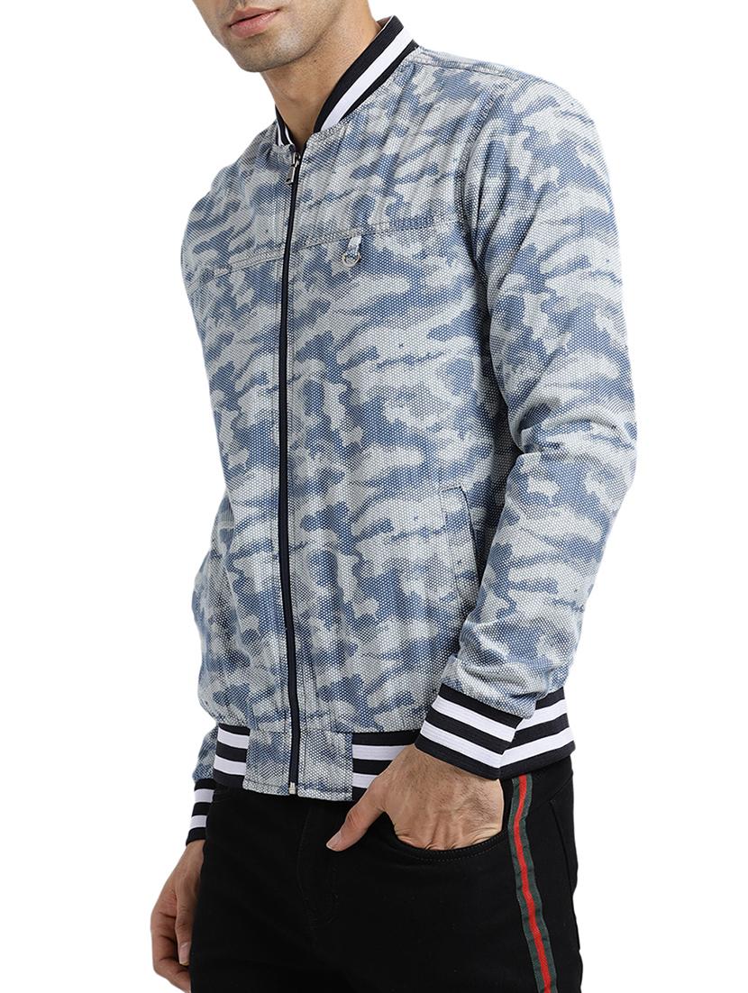 blue cotton denim jacket - 15735688 - Zoom Image - 2