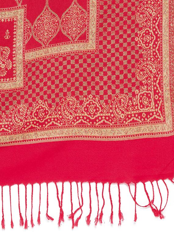 Self-design viscose stole - 15735748 - Zoom Image - 2