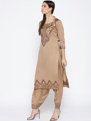 Self-design unstitched salwar suit - 15735771 - Standard Image - 2