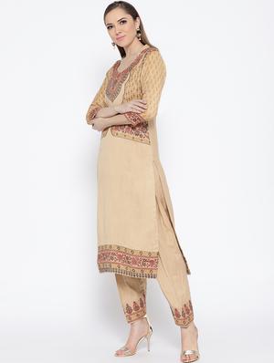 Self-design unstitched salwar suit - 15735775 - Standard Image - 2