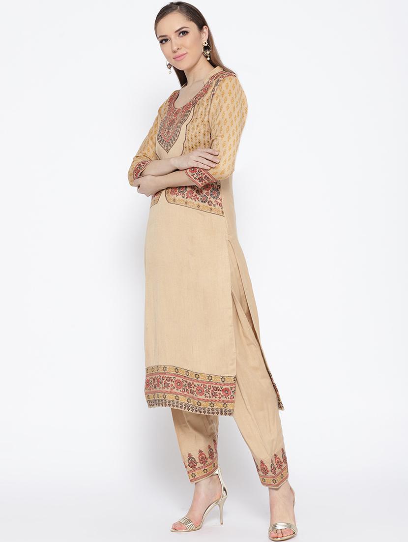 Self-design unstitched salwar suit - 15735775 - Zoom Image - 2